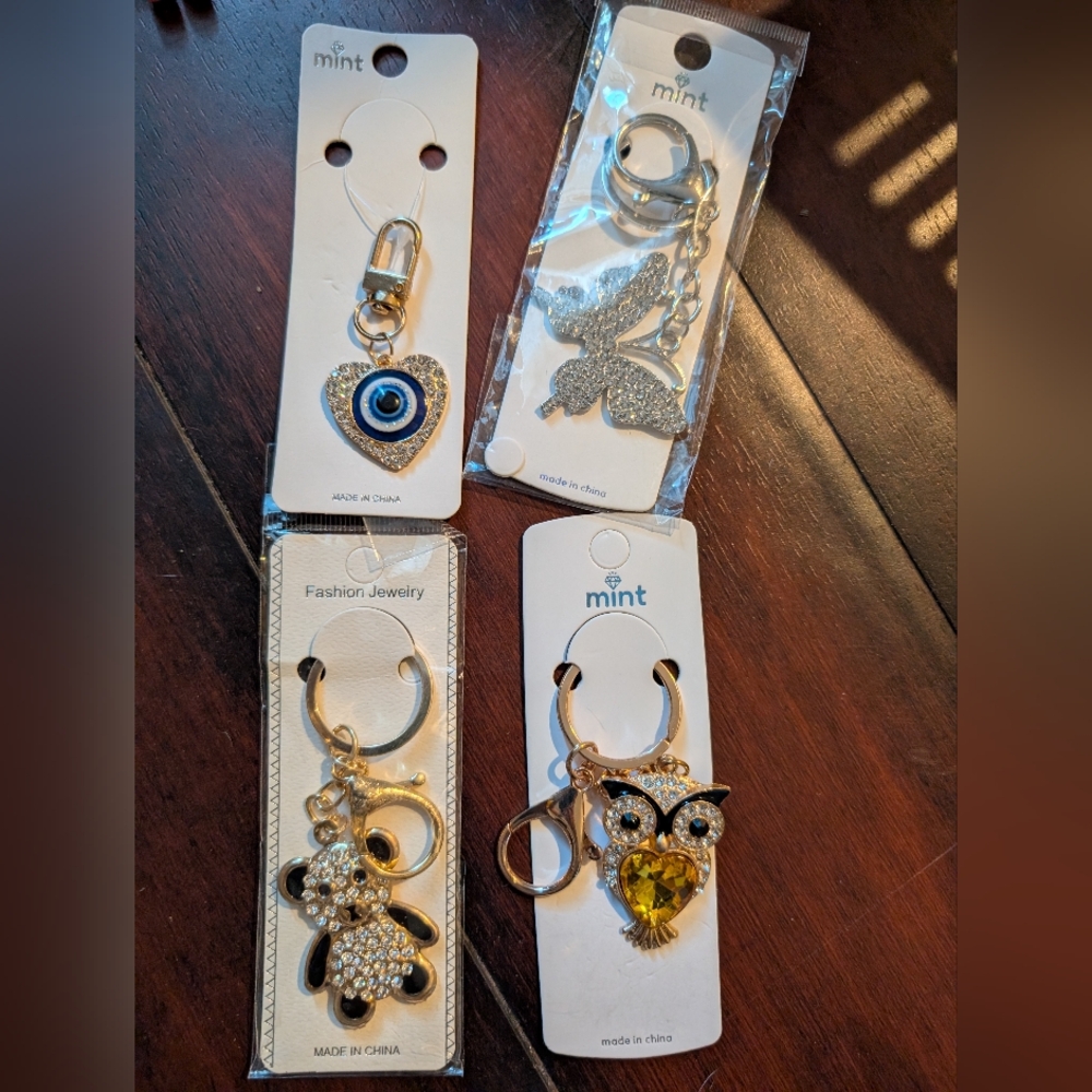 New (Pick 1) Keychain Or Bag Charm